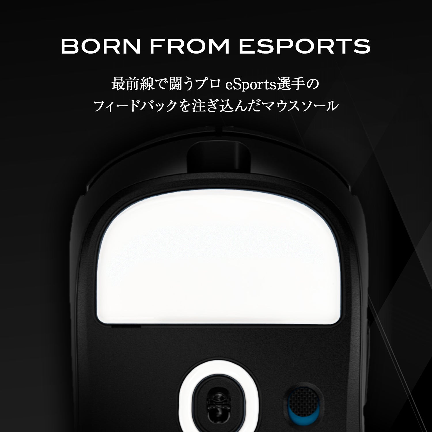 QSPEC SURUGA PTFEマウスソール プロ仕様 スーパーラウンドエッジ加工 (for G PRO X SUPERLIGHT2)