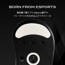QSPEC SURUGA PTFEマウスソール プロ仕様 ゲーミング スーパーラウンドエッジ加工 (for Vaxee np01s Wireless)