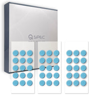 UPE マウスソール【Aqua】 UHMW-PE 汎用 丸型 6.7mm 45個 万能ソール ユニバーサル ゲーミングマウス ガラスマウスパッド推奨 スーパーラウンドエッジ加工 (汎用, UPE素材)