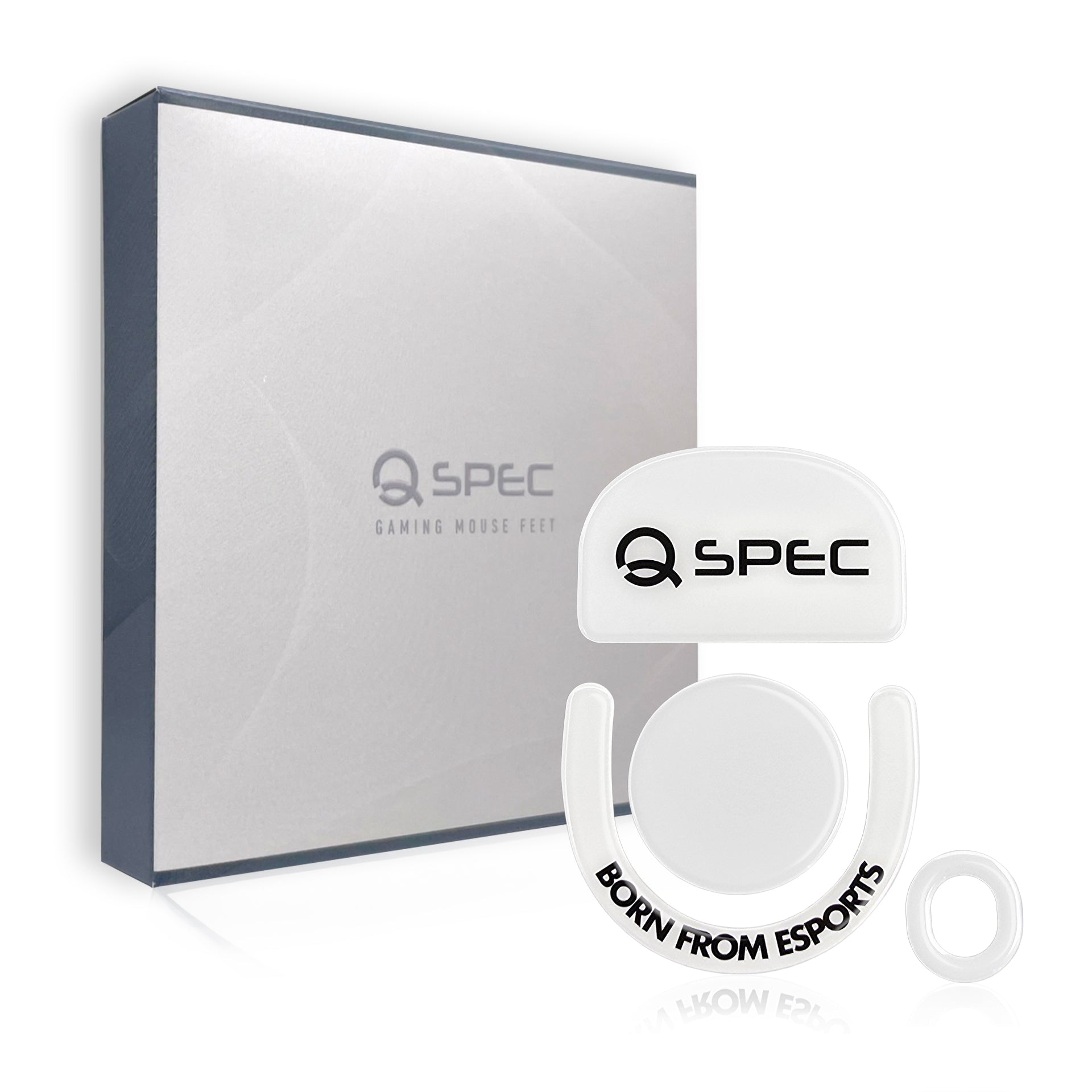 QSPEC FUJI ガラスマウスソール プロ仕様 ゲーミング スーパーラウンドエッジ加工 (for G PRO X SUPERLIGHT2 DEX)