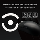 QSPEC SURUGA PTFEマウスソール プロ仕様 ゲーミング スーパーラウンドエッジ加工 (for G703:G403:G603)