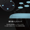 UPE マウスソール【Aqua】 UHMW-PE 汎用 丸型 6.7mm 45個 万能ソール ユニバーサル ゲーミングマウス ガラスマウスパッド推奨 スーパーラウンドエッジ加工 (汎用, UPE素材)