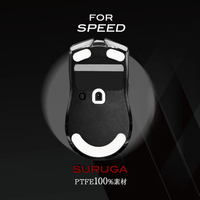 QSPEC SURUGA PTFEマウスソール プロ仕様 ゲーミング スーパーラウンドエッジ加工 (for Razer Viper V2 Pro)
