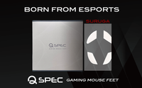 QSPEC SURUGA PTFEマウスソール プロ仕様 ゲーミング スーパーラウンドエッジ加工 (for FinalMouse Starlight-12)