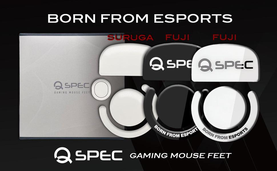 QSPEC SURUGA PTFEマウスソール スーパーラウンドエッジ加工 (for G PRO X SUPERLIGHT)