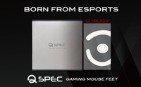 QSPEC SURUGA PTFEマウスソール プロ仕様 ゲーミング スーパーラウンドエッジ加工 (for G703:G403:G603)