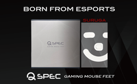 QSPEC SURUGA PTFEマウスソール プロ仕様 ゲーミング スーパーラウンドエッジ加工 (for DeathAdder V3 Pro)