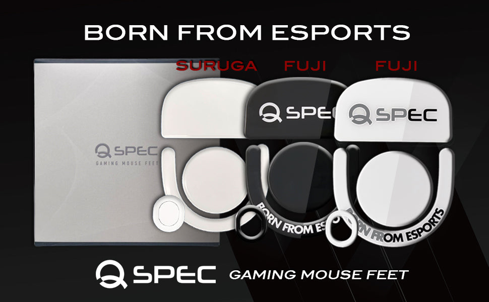 QSPEC SURUGA PTFEマウスソール プロ仕様 スーパーラウンドエッジ加工 (for G PRO X SUPERLIGHT2)