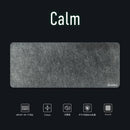 QSPEC Calm キーボードマット デスクマット 60%キーボード用 グレー 縦320mm×横132mm×厚さ5.5mm